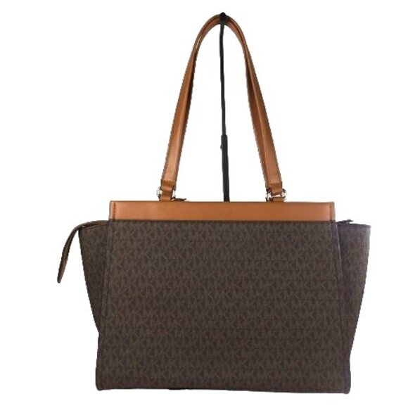 Michael Michael Kors Graham Logo Large Top Zip Tote - Brown/acorn - Picture 4 of 9